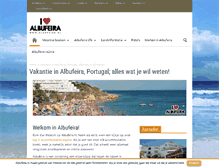 Tablet Screenshot of albufeira.nl